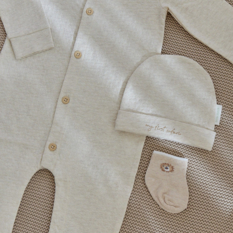 LITTLE DUTCH. One-piece suit Vanilla melee
