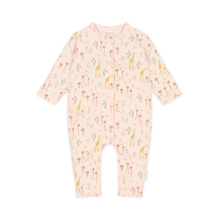 LITTLE DUTCH. One-piece Pyjamas Safari Flamingo
