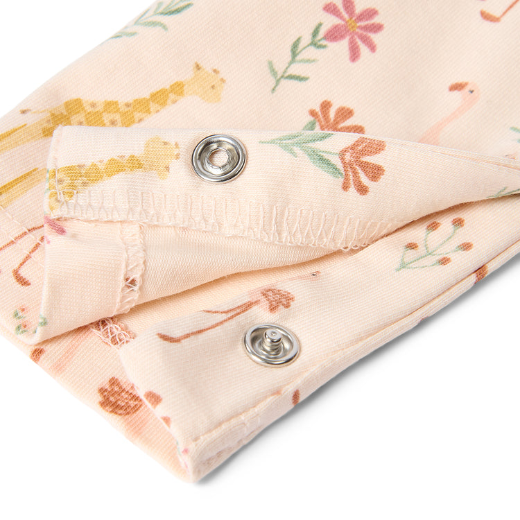 LITTLE DUTCH. One-piece Pyjamas Safari Flamingo