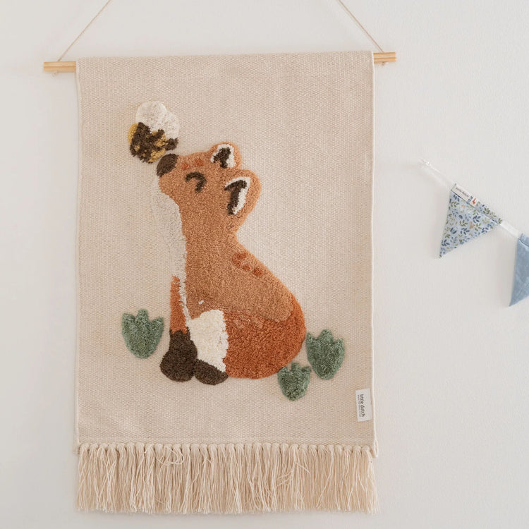 LITTLE DUTCH. Wall carpet Fox Forest Friends