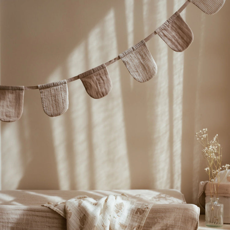 LITTLE DUTCH. Διακοσμητική γιρλάντα Pure Soft Beige