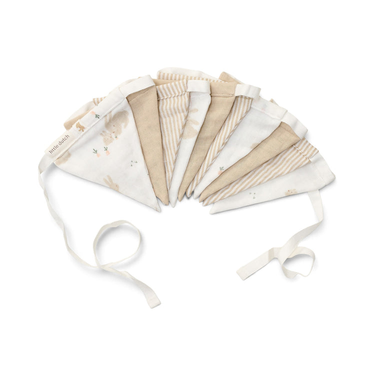 LITTLE DUTCH. Garland muslin Baby Bunny