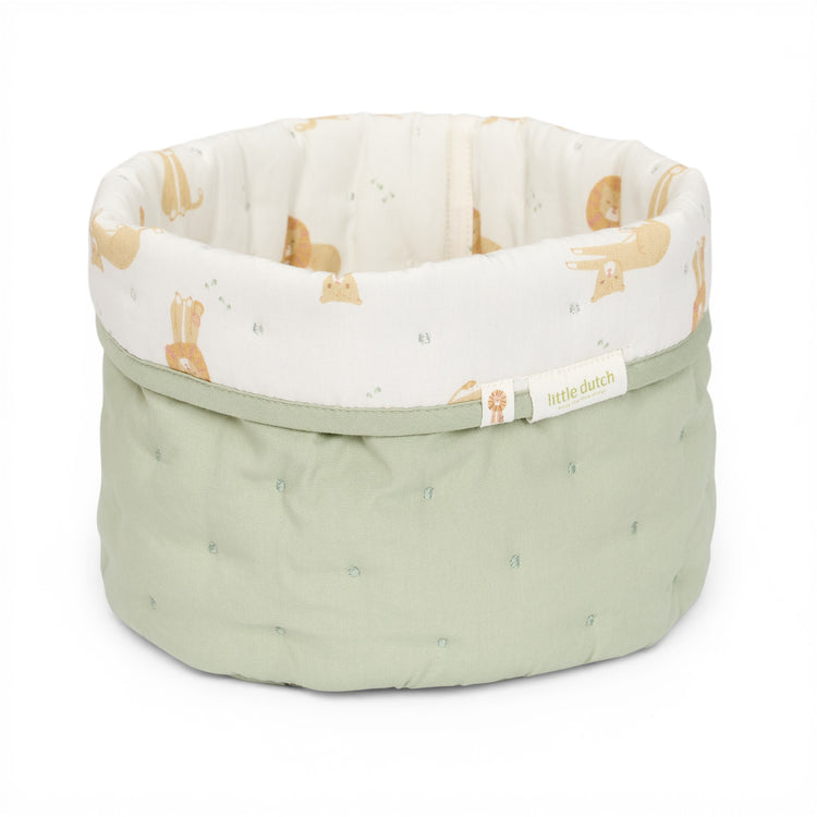 LITTLE DUTCH. Storage basket quilted small Safari Leo
