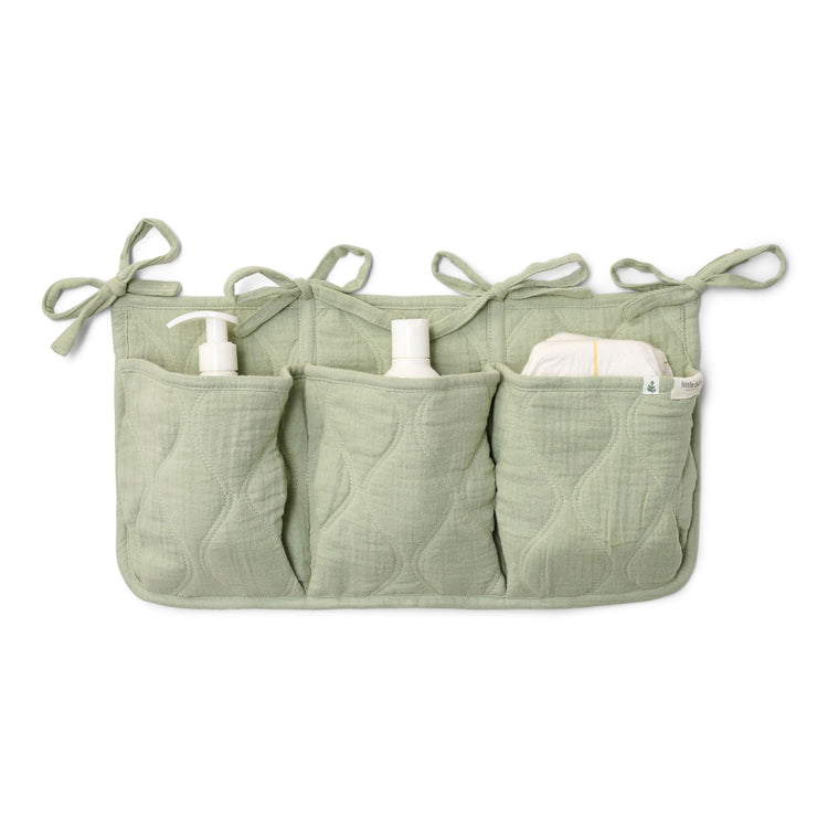 LITTLE DUTCH. Organiser quilted Pure Sage