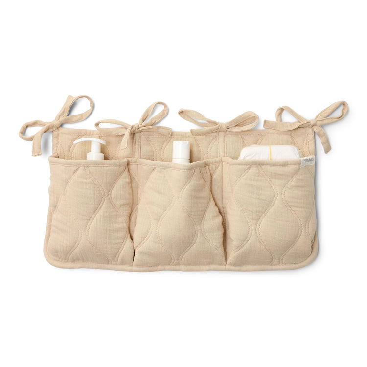 LITTLE DUTCH. Υφασμάτινες θήκες οργάνωσης καπιτονέ Pure Soft Beige