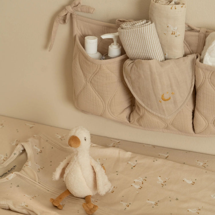 LITTLE DUTCH. Organiser quilted Pure Soft Beige