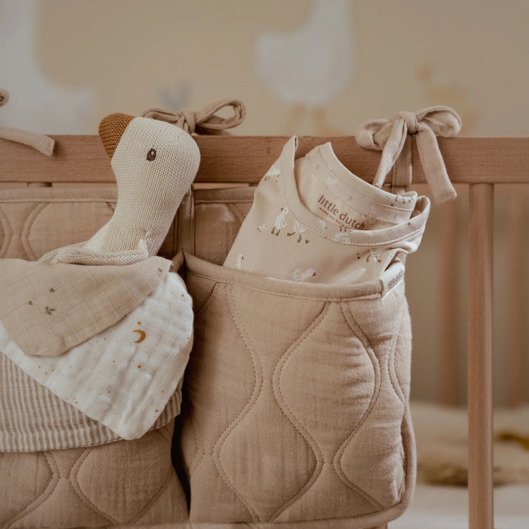 LITTLE DUTCH. Organiser quilted Pure Soft Beige