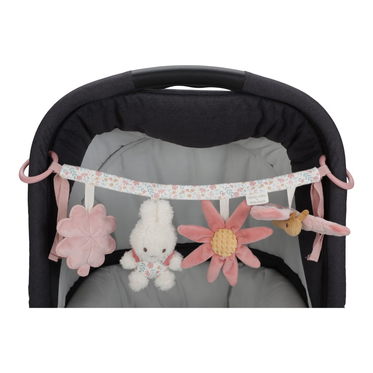 LITTLE DUTCH. Miffy Stroller toy chain - Lucky Blossom GRS