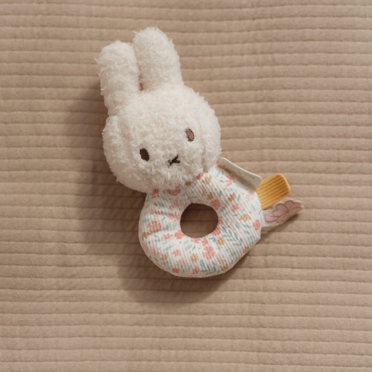 LITTLE DUTCH. Miffy Rattle - Lucky Blossom GRS