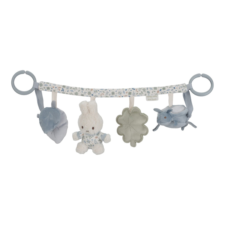 LITTLE DUTCH. Miffy Stroller toy chain - Lucky Leaves GRS
