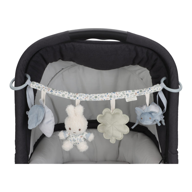 LITTLE DUTCH. Miffy Stroller toy chain - Lucky Leaves GRS