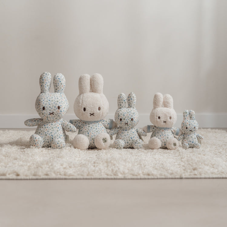 LITTLE DUTCH. Miffy Cuddle all-over print 20 cm - Lucky Leaves GRS