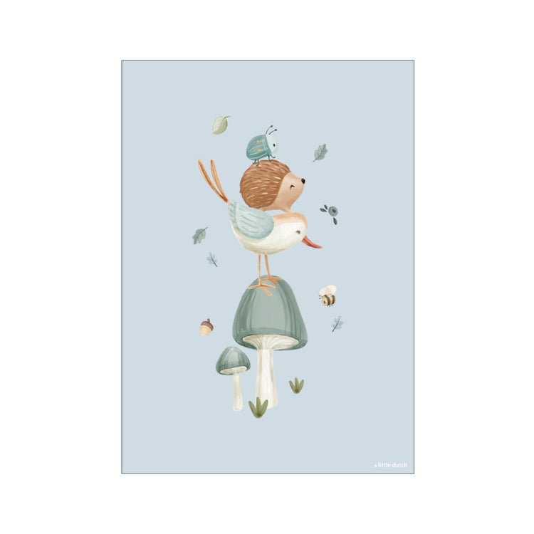 LITTLE DUTCH. Poster A3 Forest Wonders