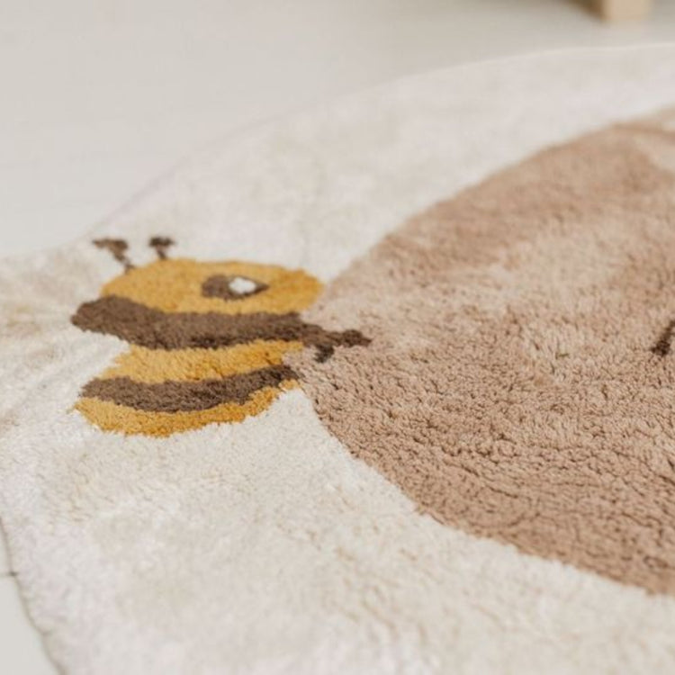 LITTLE DUTCH. Carpet Rabbit bee shape with latex backing