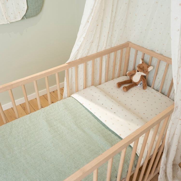 LITTLE DUTCH. Cot sheet Forest Treasures