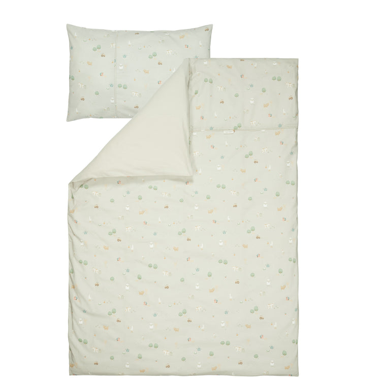 LITTLE DUTCH. Cot duvet cover Little Farm