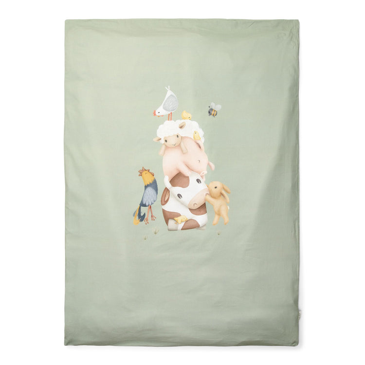LITTLE DUTCH. Cot duvet cover Little Farm Animals 100x140