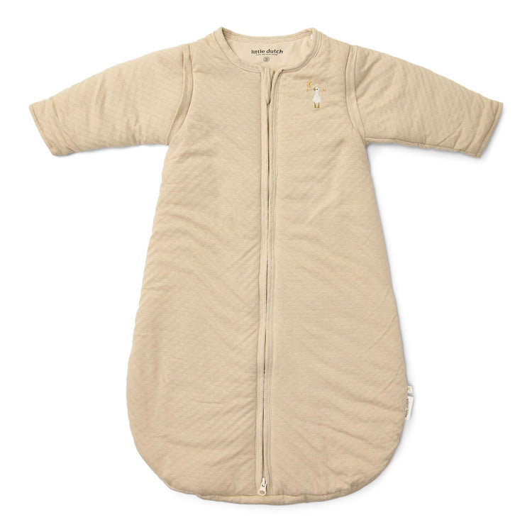 LITTLE DUTCH. Winter sleeping bag jacquard Soft Beige 70cm