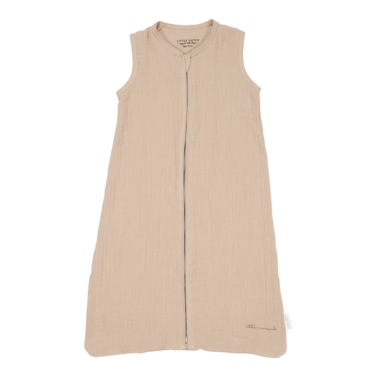 LITTLE DUTCH. Summer sleeping bag muslin Beige 90cm