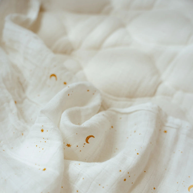 LITTLE DUTCH. Κουβέρτα καπιτονέ Pure Soft White 110x140