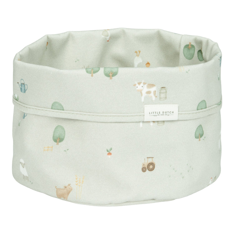 LITTLE DUTCH. Storage basket round Little Farm