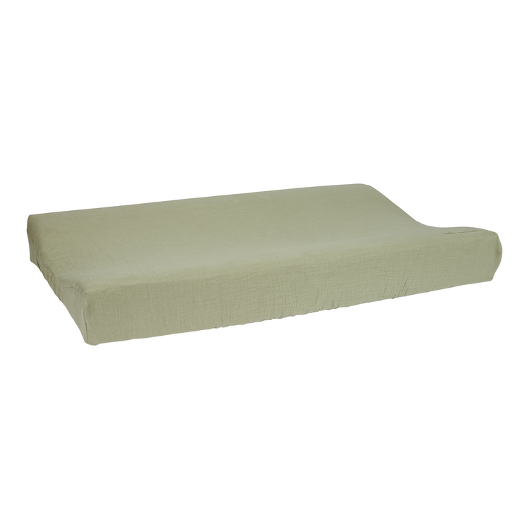 LITTLE DUTCH. Changing mat cover muslin Olive