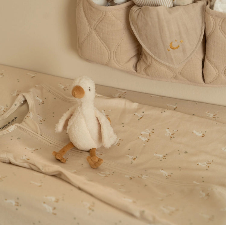 LITTLE DUTCH. Κάλυμμα μαξιλαριού αλλαξιέρας Little Goose (μπεζ)