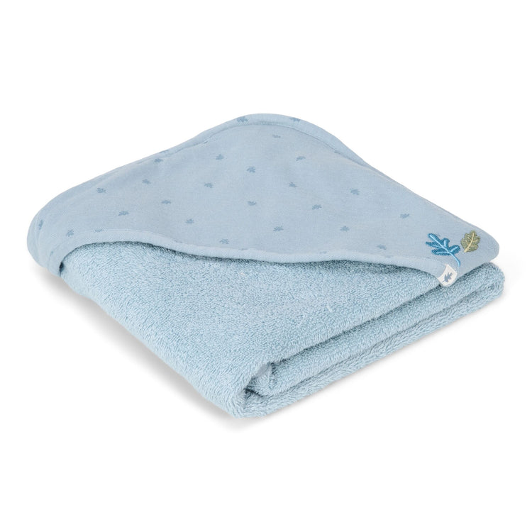 LITTLE DUTCH. Μπουρνουζοπετσέτα Pure Denim Blue 75x75