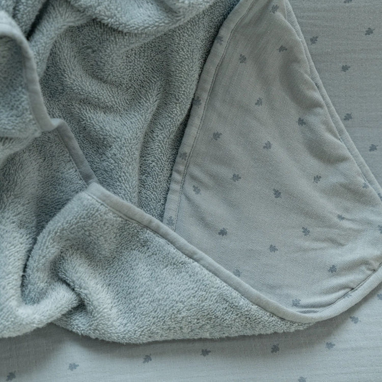 LITTLE DUTCH. Μπουρνουζοπετσέτα Pure Denim Blue 75x75