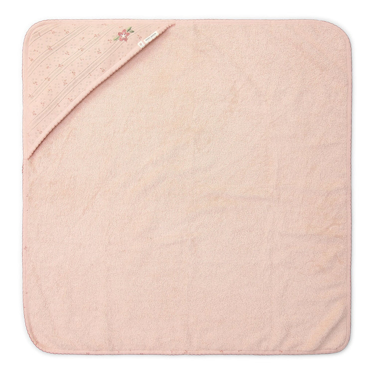 LITTLE DUTCH. Hooded towel Pure Blossom 100x100