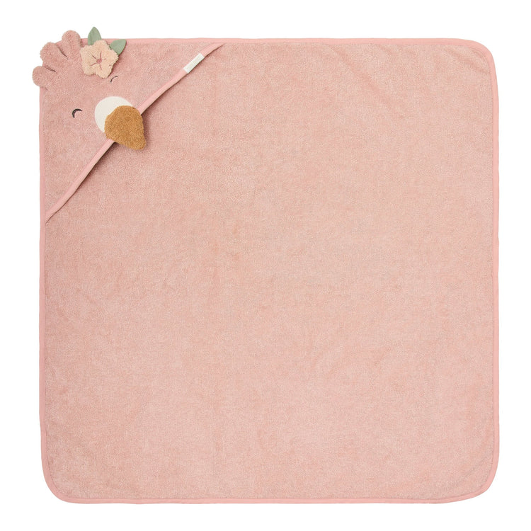 LITTLE DUTCH. Μπουρνουζοπετσέτα Flamingo 100x100