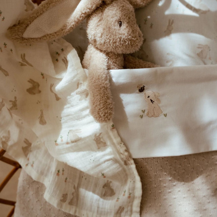 LITTLE DUTCH. Swaddle muslin Baby Bunny 120x120