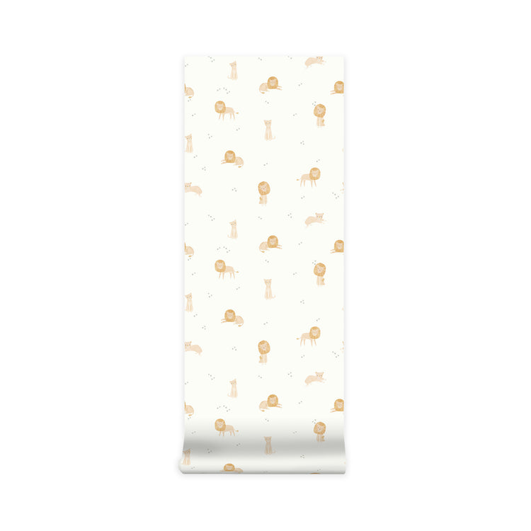 LITTLE DUTCH. Non-woven wallpaper Safari Leo