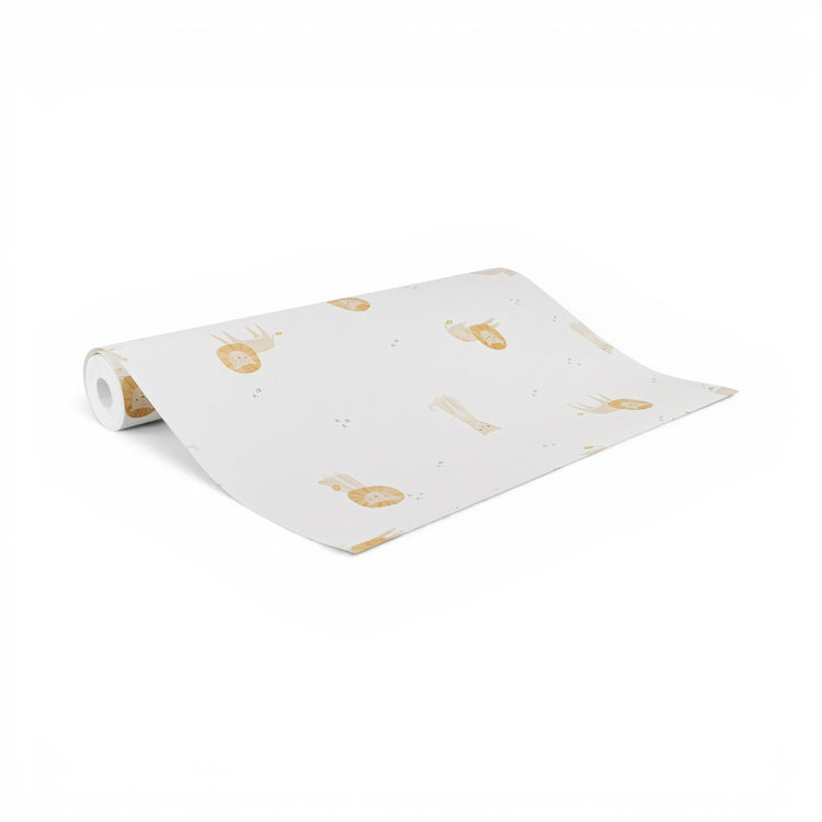 LITTLE DUTCH. Non-woven wallpaper Safari Leo
