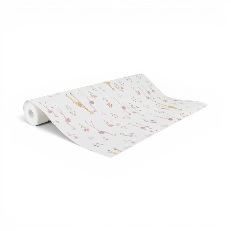 LITTLE DUTCH. Non-woven wallpaper Blooming Safari