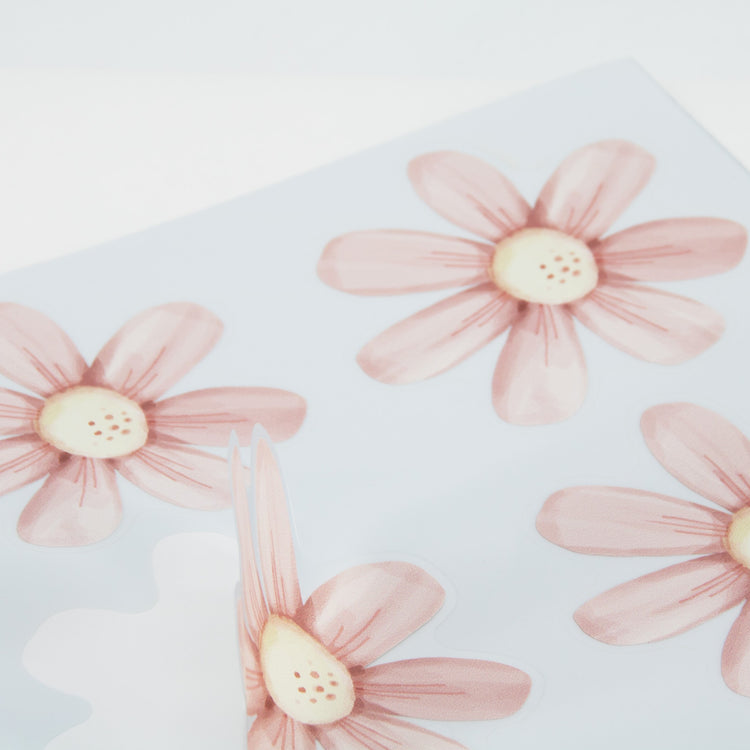LITTLE DUTCH. Σετ 3 αυτοκόλλητα τοίχου Flowers Fairy Garden