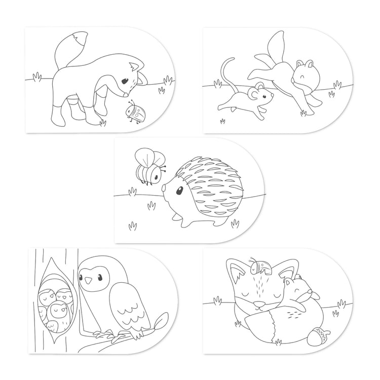LITTLE DUTCH. Paint Book Forest Friends