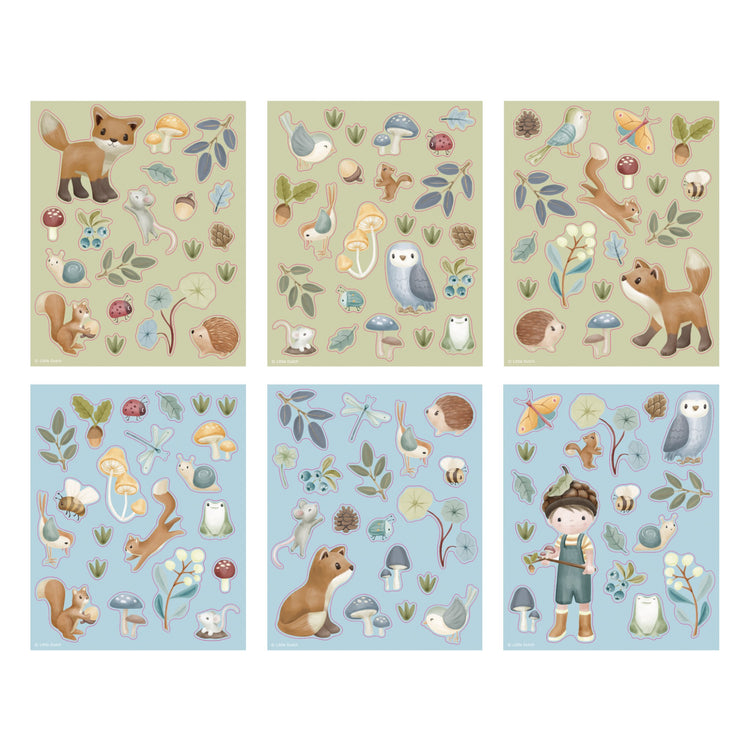LITTLE DUTCH. Sticker set Forest Friends