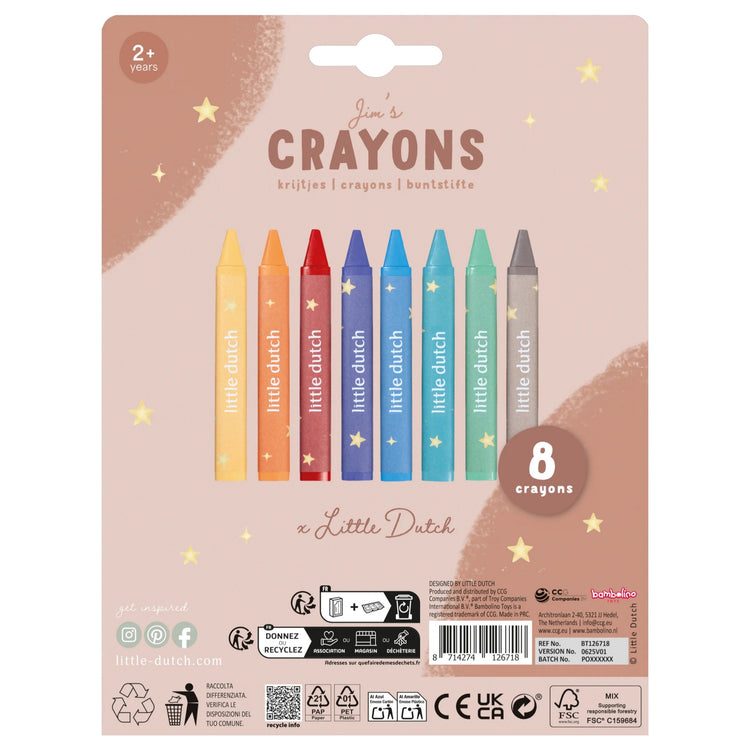 LITTLE DUTCH. Wax crayons Jim