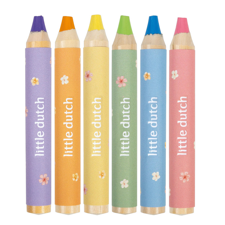 LITTLE DUTCH. Wooden pencils Rosa