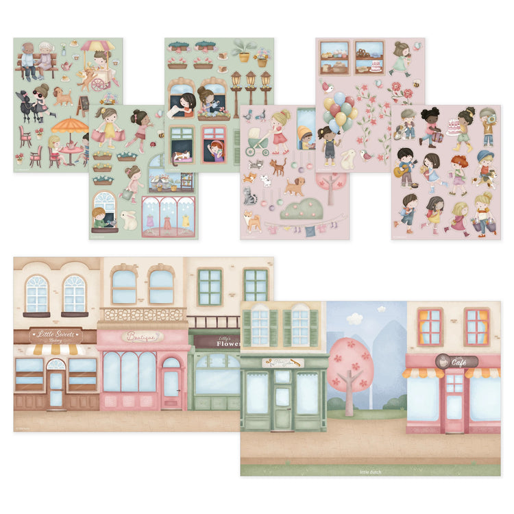 LITTLE DUTCH. Sticker story Rosa