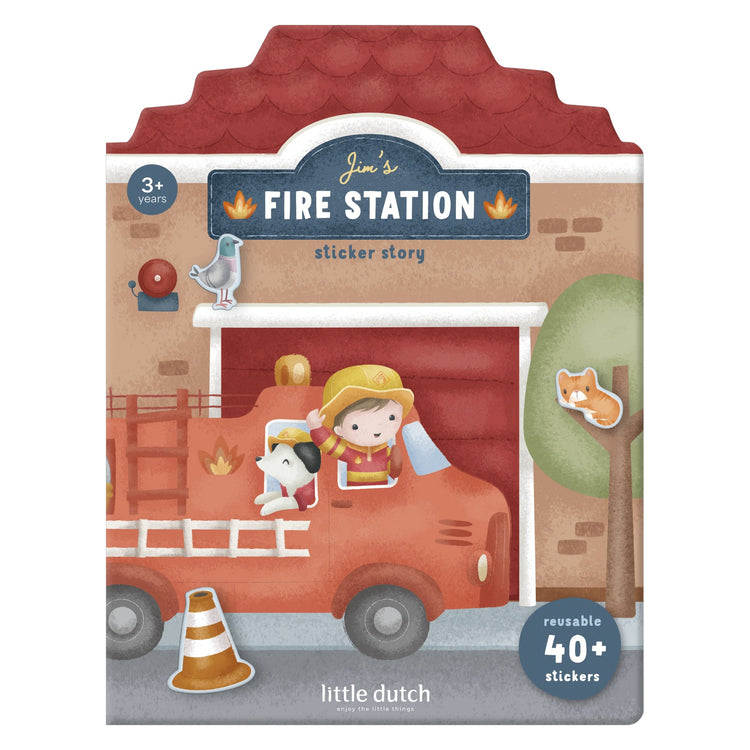 LITTLE DUTCH. Reusalbe sticker booklet Jim