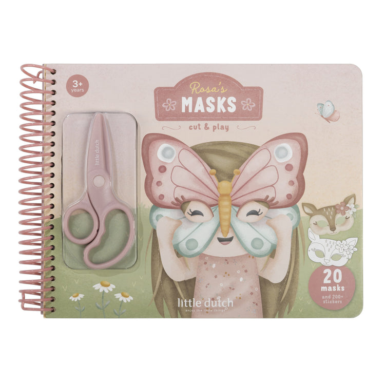 LITTLE DUTCH. Book with scissors Rosa