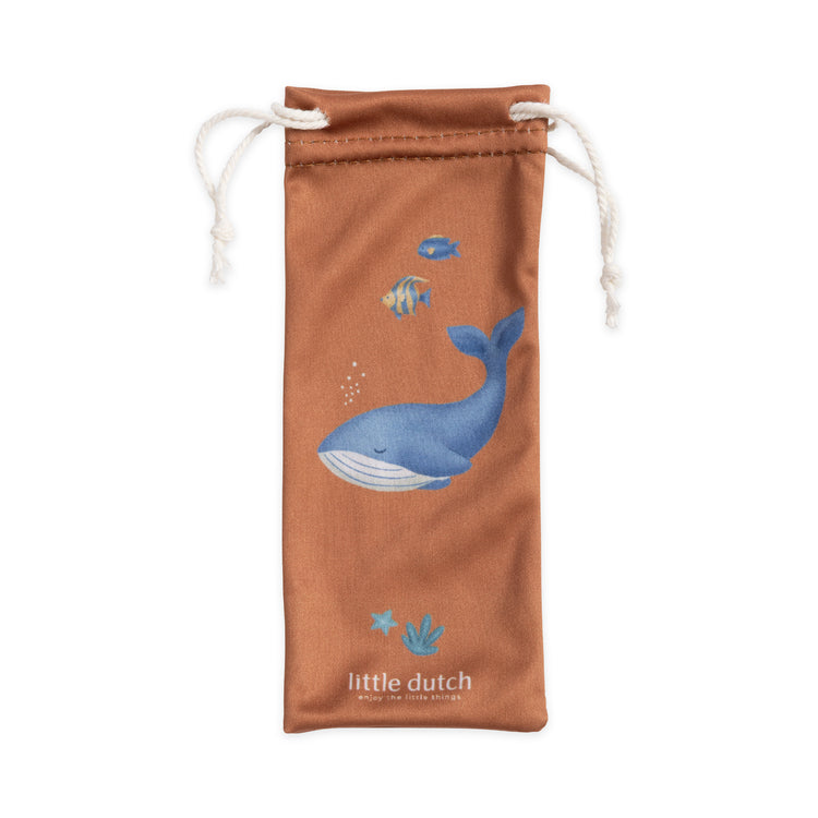 LITTLE DUTCH. Παιδικά γυαλιά ηλίου UV 400 Ocean Brown Stripes