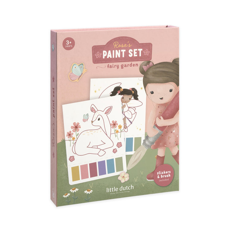 LITTLE DUTCH. Paint set Rosa Fairy Garden