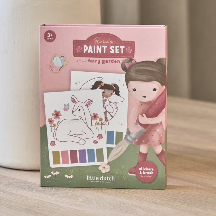 LITTLE DUTCH. Paint set Rosa Fairy Garden