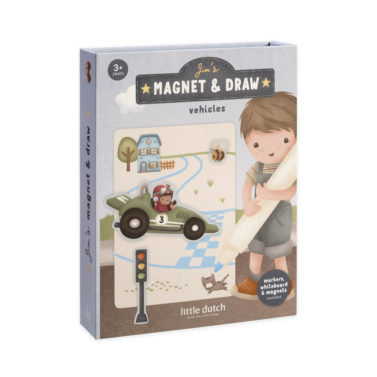 LITTLE DUTCH. Magnetic activity book Jim