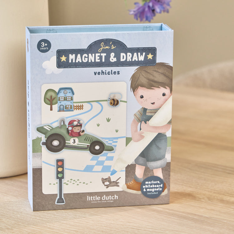 LITTLE DUTCH. Magnetic activity book Jim