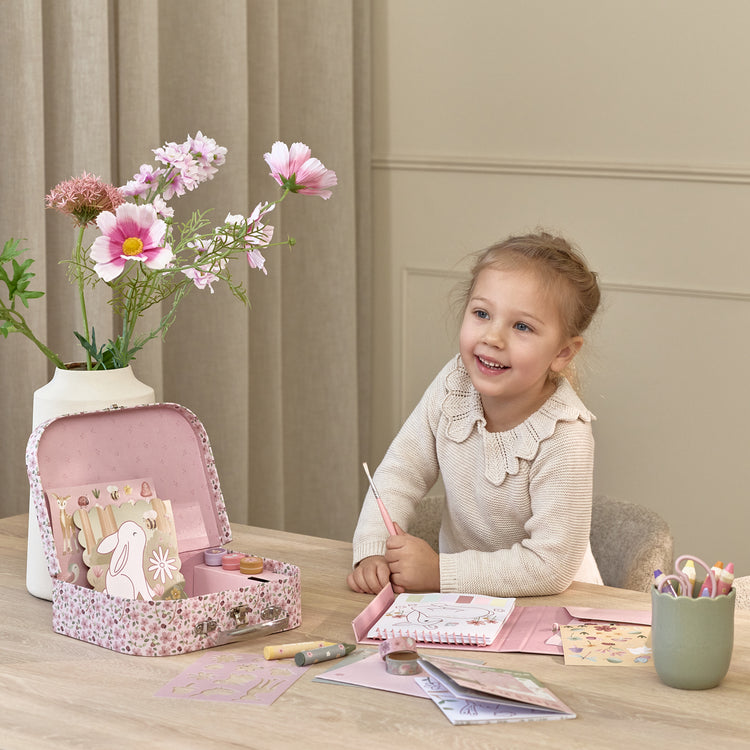 LITTLE DUTCH. Creativity suitcase Rosa Fairy Garden