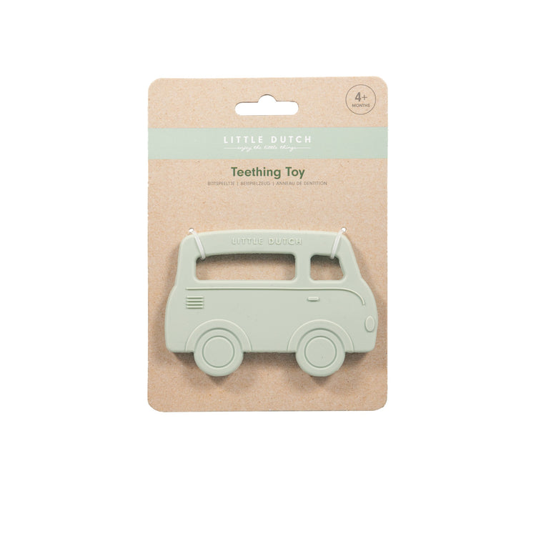LITTLE DUTCH. Silicone Teething Ring Bus